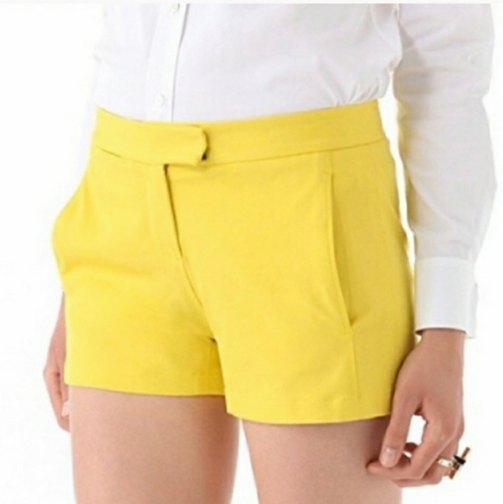 Theory Yellow Women's Shorts